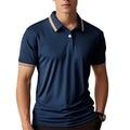 👔 Herren Poloshirt mit Kontrastkragen ☀️ Schnell Trocknend, Bequem & Ideal für Sommer und Freizeit