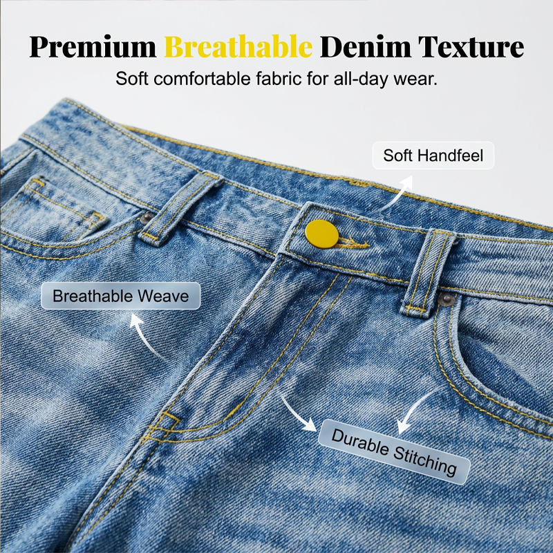 🔥 50% RABATT! 👖 Lockere Straight Leg Damen Jeans – Bequeme Passform, Zeitloser Stil & Perfekt für Jeden Tag ✨