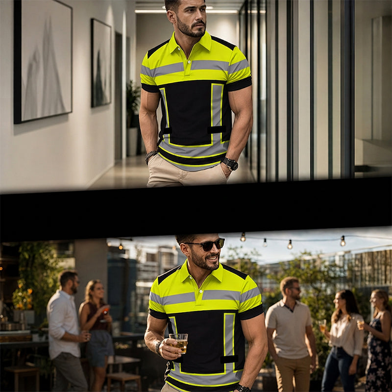 👔 Herren Poloshirt mit Print ☀️ Klassischer Polokragen, Knopfleiste & Bequemer Tragekomfort