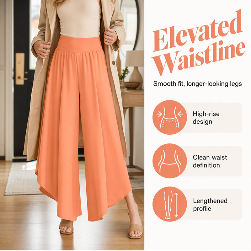 ⏰ 50 % RABATT – Nur für kurze Zeit 👖 Damen Schlaghose mit Hoher Taille ✨ Eleganter Schnitt, Bequeme Passform & Ideal für Alltag und Büro