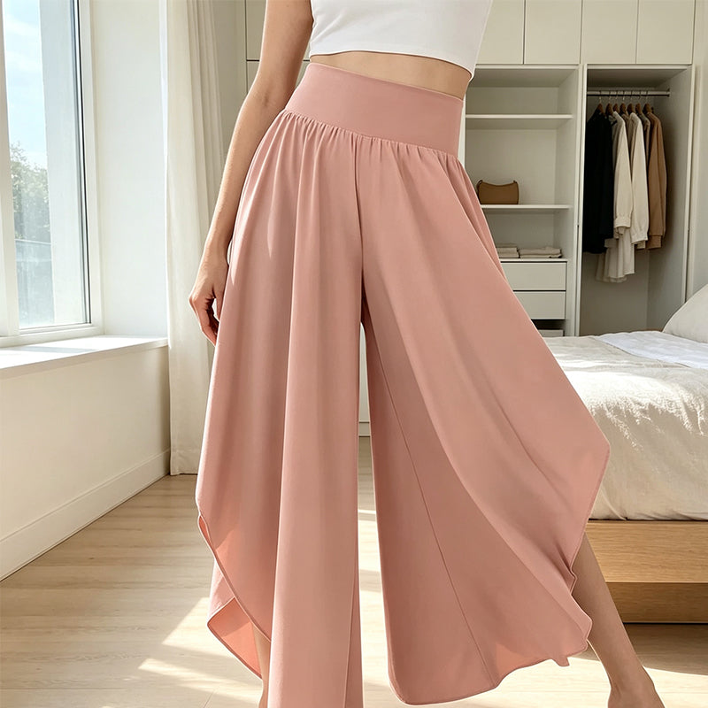 ⏰ 50 % RABATT – Nur für kurze Zeit 👖 Damen Schlaghose mit Hoher Taille ✨ Eleganter Schnitt, Bequeme Passform & Ideal für Alltag und Büro
