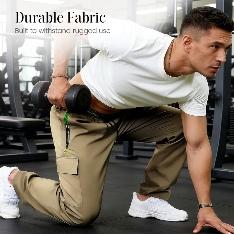 ⏰ 50 % RABATT – Nur für kurze Zeit 🛠️ Herren Cargo-Hose 🌿 Strapazierfähig, Mehrere Taschen & Lockere Passform für Outdoor und Freizeit