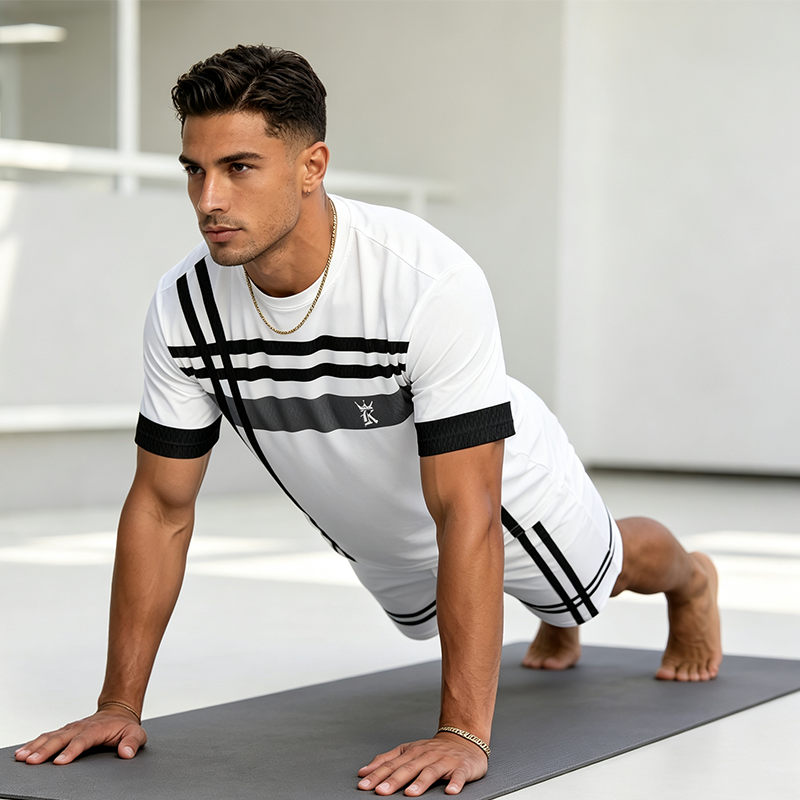👕🩳 50% RABATT! Herren Sommer-Set ✨ Atmungsaktiv, Leicht & Bequem – Ideal für Freizeit, Urlaub und Alltag ☀️