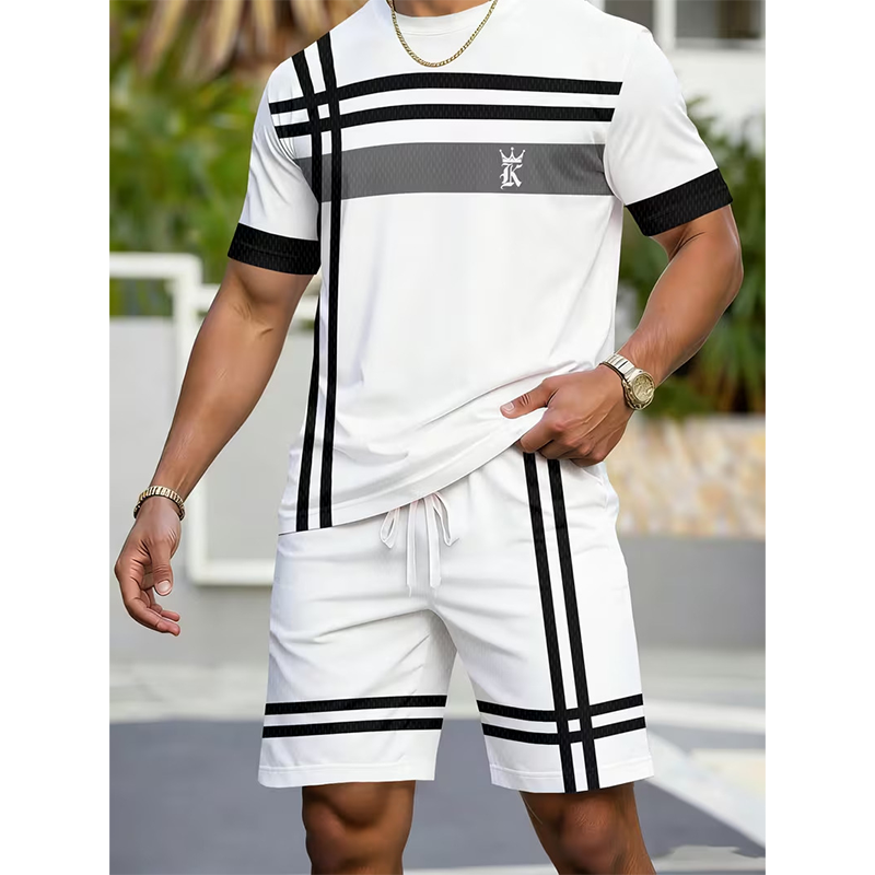 👕🩳 50% RABATT! Herren Sommer-Set ✨ Atmungsaktiv, Leicht & Bequem – Ideal für Freizeit, Urlaub und Alltag ☀️