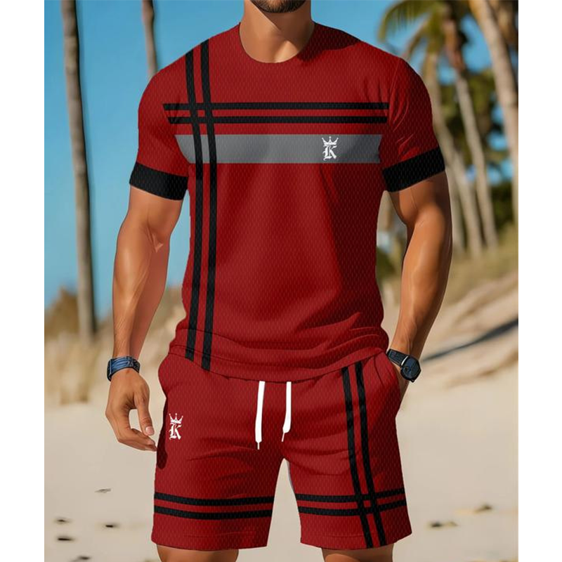 👕🩳 50% RABATT! Herren Sommer-Set ✨ Atmungsaktiv, Leicht & Bequem – Ideal für Freizeit, Urlaub und Alltag ☀️