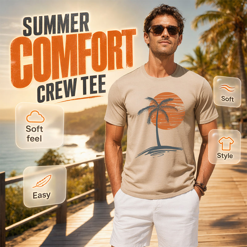 👕 50% RABATT! ☀️ Herren lässiges Kurzarm-T-Shirt – Weiche Baumwolle, atmungsaktiv & vielseitig – Perfekt für Alltag, Freizeit oder warme Tage – bequemer Begleiter mit Stil 🌿💪✨