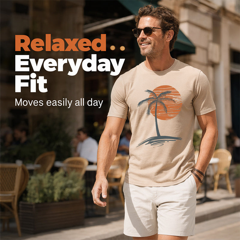 👕 50% RABATT! ☀️ Herren lässiges Kurzarm-T-Shirt – Weiche Baumwolle, atmungsaktiv & vielseitig – Perfekt für Alltag, Freizeit oder warme Tage – bequemer Begleiter mit Stil 🌿💪✨
