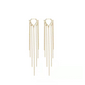 💫 50% RABATT! ✨ Lange Damen Ohrclips mit Metallfransen 💎 Elegantes Design, Modern & Vielseitig Kombinierbar