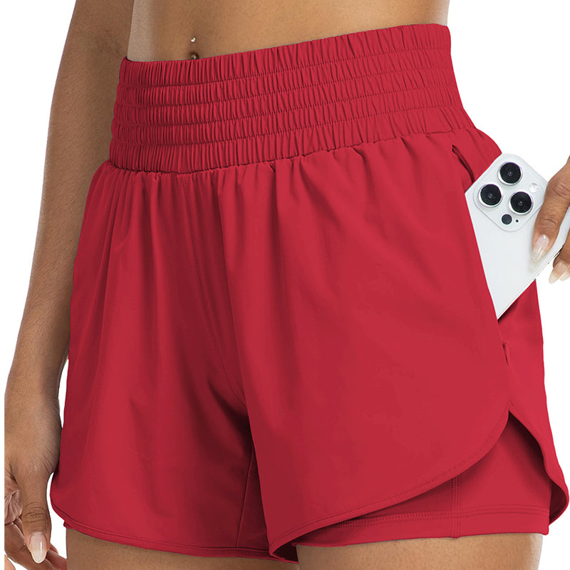 🔥 50% RABATT – Nur für kurze Zeit! 🏃‍♀️ Damen Sportshorts ✨ Schnell trocknend, leicht & ideal für Laufen, Tennis, Yoga und Fitness