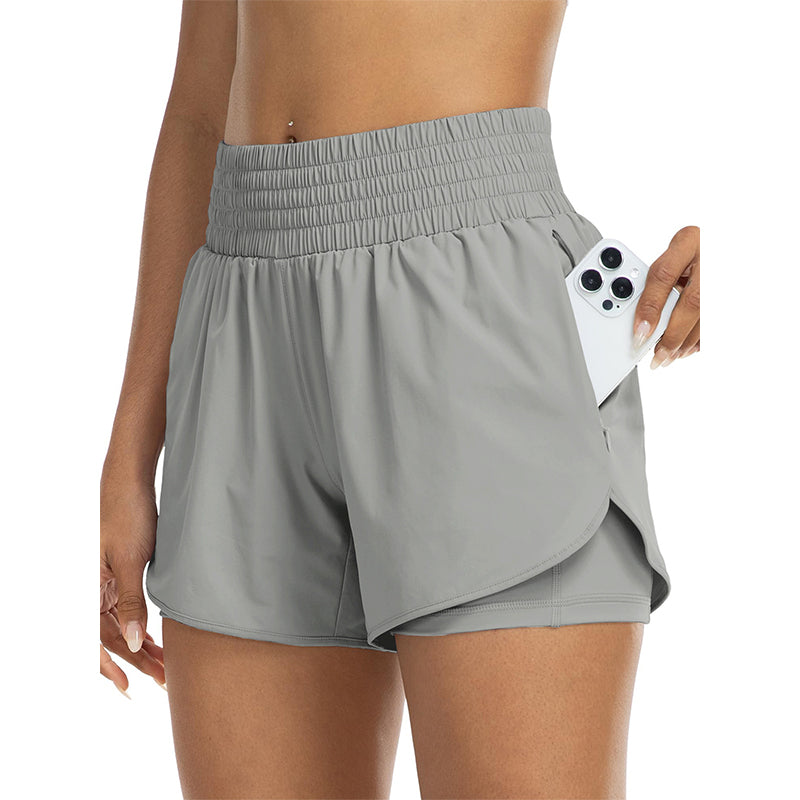 🔥 50% RABATT – Nur für kurze Zeit! 🏃‍♀️ Damen Sportshorts ✨ Schnell trocknend, leicht & ideal für Laufen, Tennis, Yoga und Fitness
