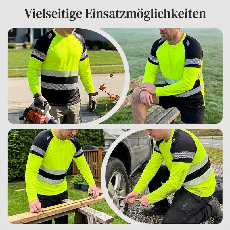 🏃‍♂️ Sportliches Herren-Longsleeve – feuchtigkeitsableitend, mit dezentem Print, für aktive Tage